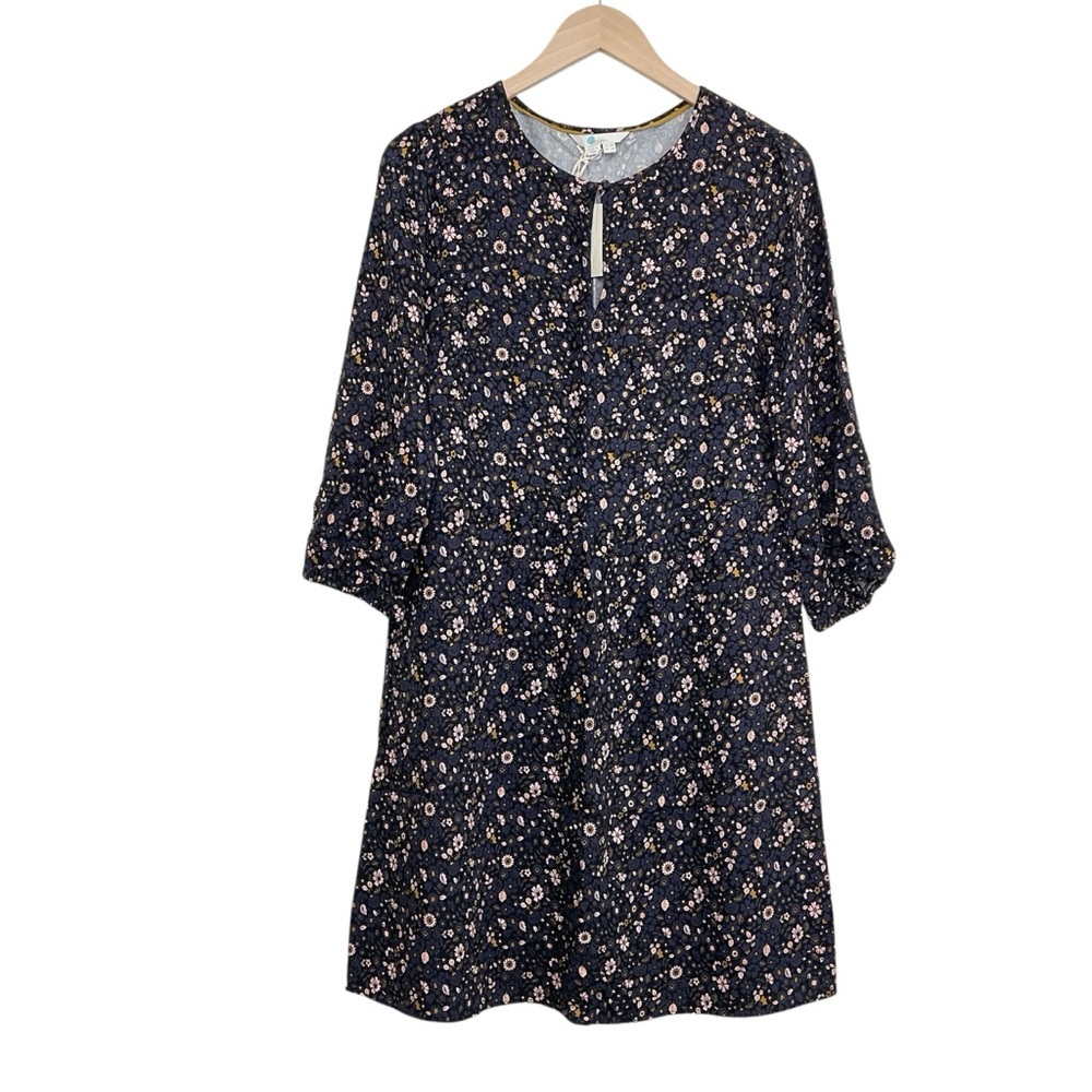 Boden Nerrisa Dress 3/4 Sleeve Floral Size 6